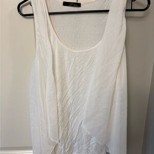 White Sleeveless Top